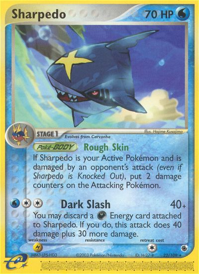 Sharpedo (22/109) [EX: Ruby & Sapphire] | Dragon's Lair Comics and Fantasy Houston TX