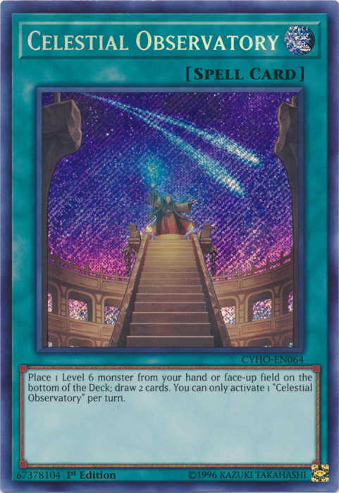 Celestial Observatory [CYHO-EN064] Secret Rare | Dragon's Lair Comics and Fantasy Houston TX