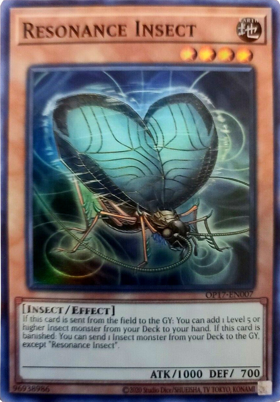 Resonance Insect [OP17-EN007] Super Rare | Dragon's Lair Comics and Fantasy Houston TX