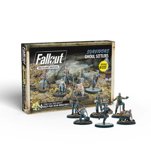 Fallout Wasteland Warfare: Survivors: Ghoul Settlers | Dragon's Lair Comics and Fantasy Houston TX