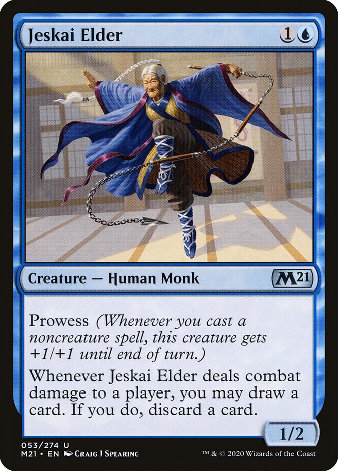 Jeskai Elder [Core Set 2021] | Dragon's Lair Comics and Fantasy Houston TX