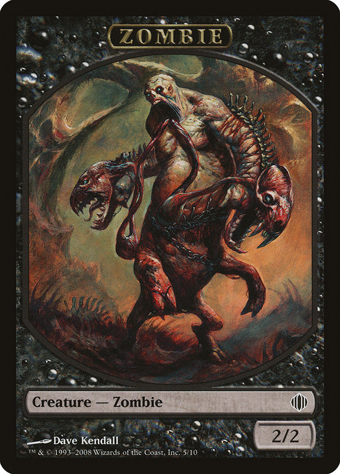 Zombie Token [Shards of Alara Tokens] | Dragon's Lair Comics and Fantasy Houston TX