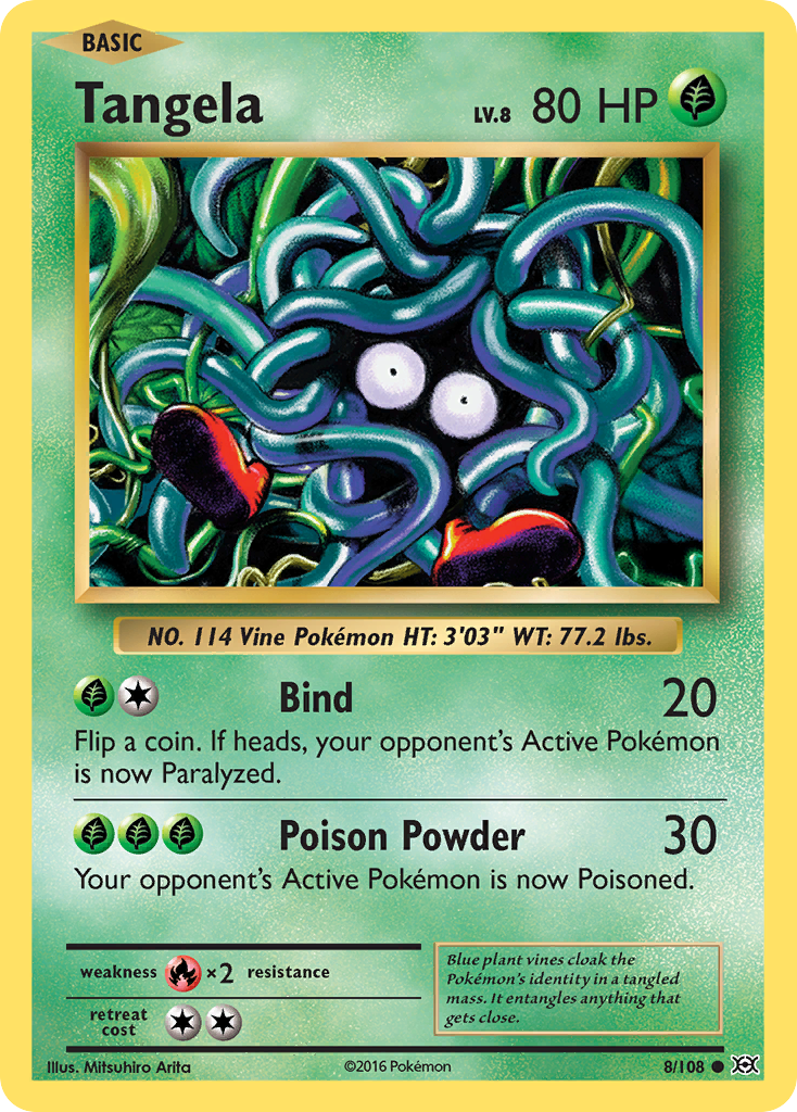 Tangela (8/108) [XY: Evolutions] | Dragon's Lair Comics and Fantasy Houston TX