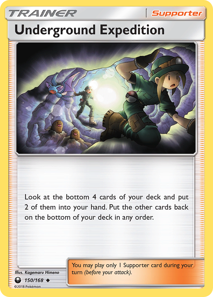 Underground Expedition (150/168) [Sun & Moon: Celestial Storm] | Dragon's Lair Comics and Fantasy Houston TX