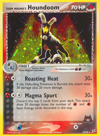 Team Magma's Houndoom (10/95) [EX: Team Magma vs Team Aqua] | Dragon's Lair Comics and Fantasy Houston TX