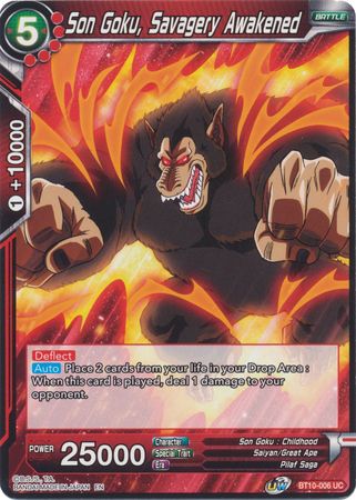 Son Goku, Savagery Awakened (BT10-006) [Rise of the Unison Warrior] | Dragon's Lair Comics and Fantasy Houston TX