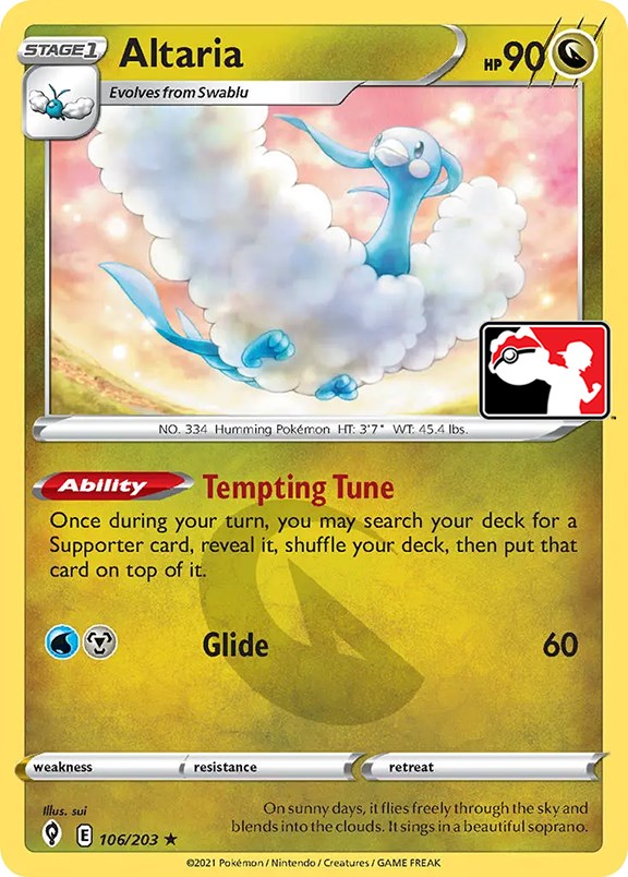 Altaria (106/203) [Prize Pack Series One] | Dragon's Lair Comics and Fantasy Houston TX