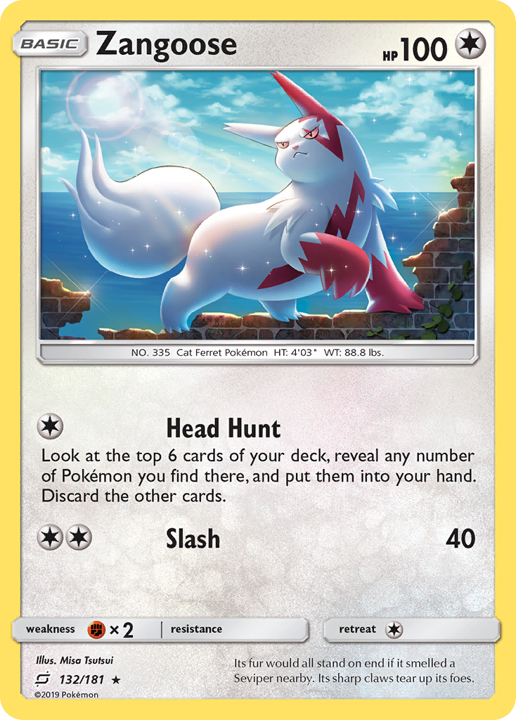 Zangoose (132/181) [Sun & Moon: Team Up] | Dragon's Lair Comics and Fantasy Houston TX