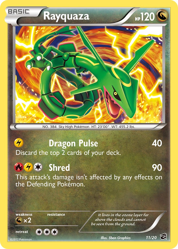 Rayquaza (11/20) (Blister Exclusive) [Black & White: Dragon Vault] | Dragon's Lair Comics and Fantasy Houston TX