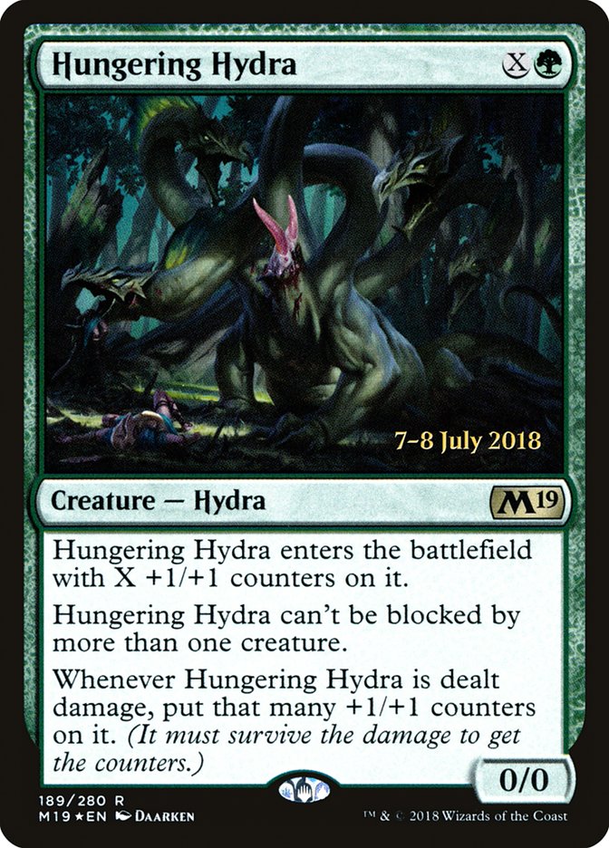 Hungering Hydra [Core Set 2019 Prerelease Promos] | Dragon's Lair Comics and Fantasy Houston TX