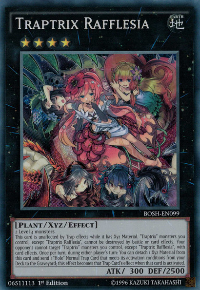 Traptrix Rafflesia [BOSH-EN099] Secret Rare | Dragon's Lair Comics and Fantasy Houston TX