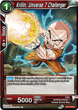 Krillin, Universe 7 Challenger (BT14-009) [Cross Spirits] | Dragon's Lair Comics and Fantasy Houston TX