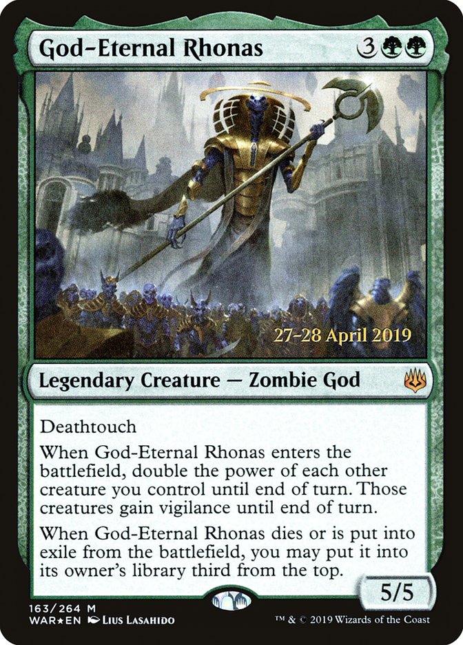 God-Eternal Rhonas [War of the Spark Prerelease Promos] | Dragon's Lair Comics and Fantasy Houston TX