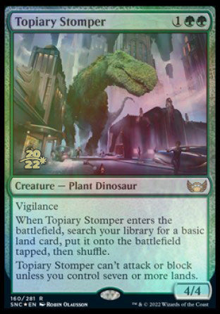 Topiary Stomper [Streets of New Capenna Prerelease Promos] | Dragon's Lair Comics and Fantasy Houston TX