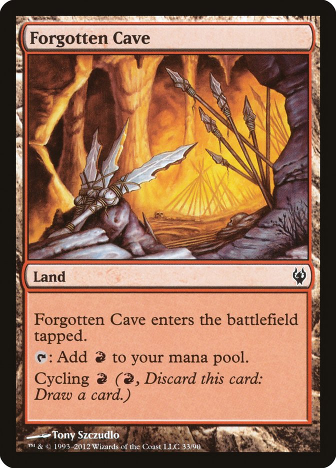 Forgotten Cave [Duel Decks: Izzet vs. Golgari] | Dragon's Lair Comics and Fantasy Houston TX