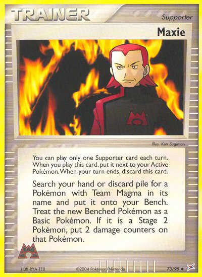 Maxie (73/95) [EX: Team Magma vs Team Aqua] | Dragon's Lair Comics and Fantasy Houston TX