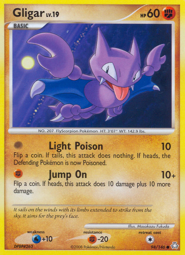 Gligar (94/146) [Diamond & Pearl: Legends Awakened] | Dragon's Lair Comics and Fantasy Houston TX