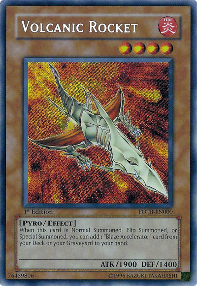 Volcanic Rocket [FOTB-EN000] Secret Rare | Dragon's Lair Comics and Fantasy Houston TX