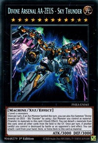 Divine Arsenal AA-ZEUS - Sky Thunder [PHRA-EN045] Secret Rare | Dragon's Lair Comics and Fantasy Houston TX