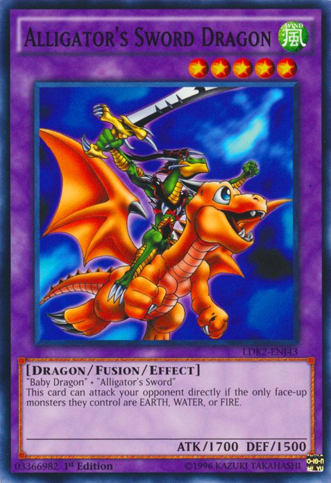 Alligator's Sword Dragon [LDK2-ENJ43] Common | Dragon's Lair Comics and Fantasy Houston TX