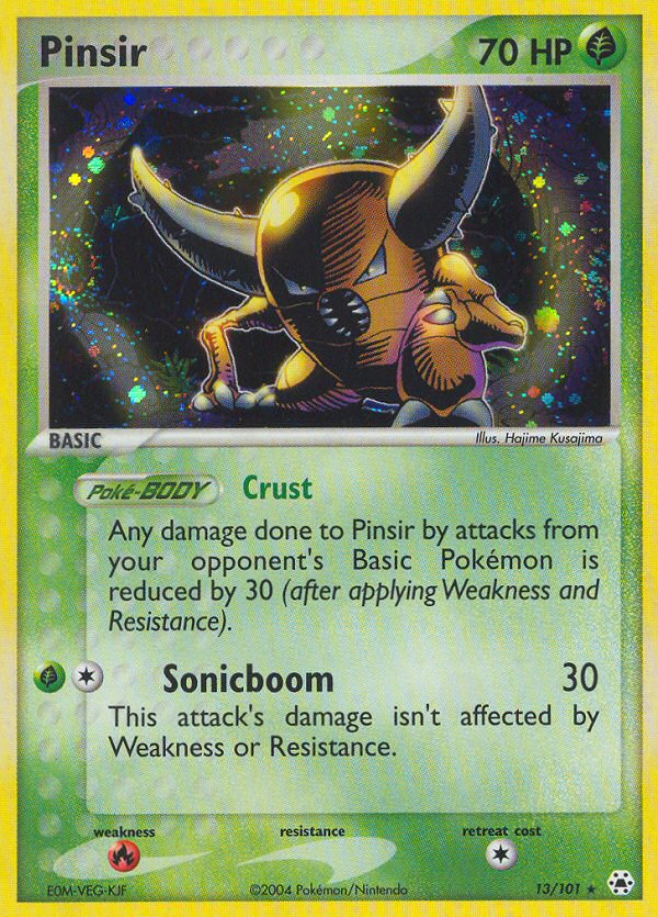 Pinsir (13/101) [EX: Hidden Legends] | Dragon's Lair Comics and Fantasy Houston TX