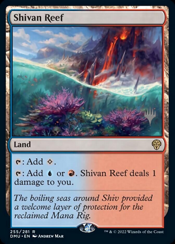 Shivan Reef (Promo Pack) [Dominaria United Promos] | Dragon's Lair Comics and Fantasy Houston TX