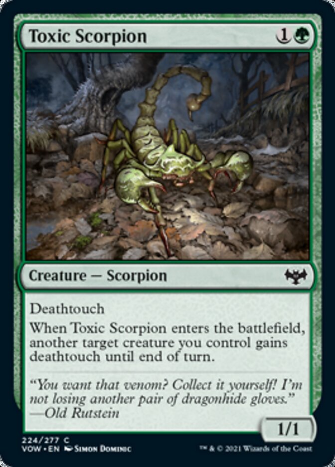 Toxic Scorpion [Innistrad: Crimson Vow] | Dragon's Lair Comics and Fantasy Houston TX