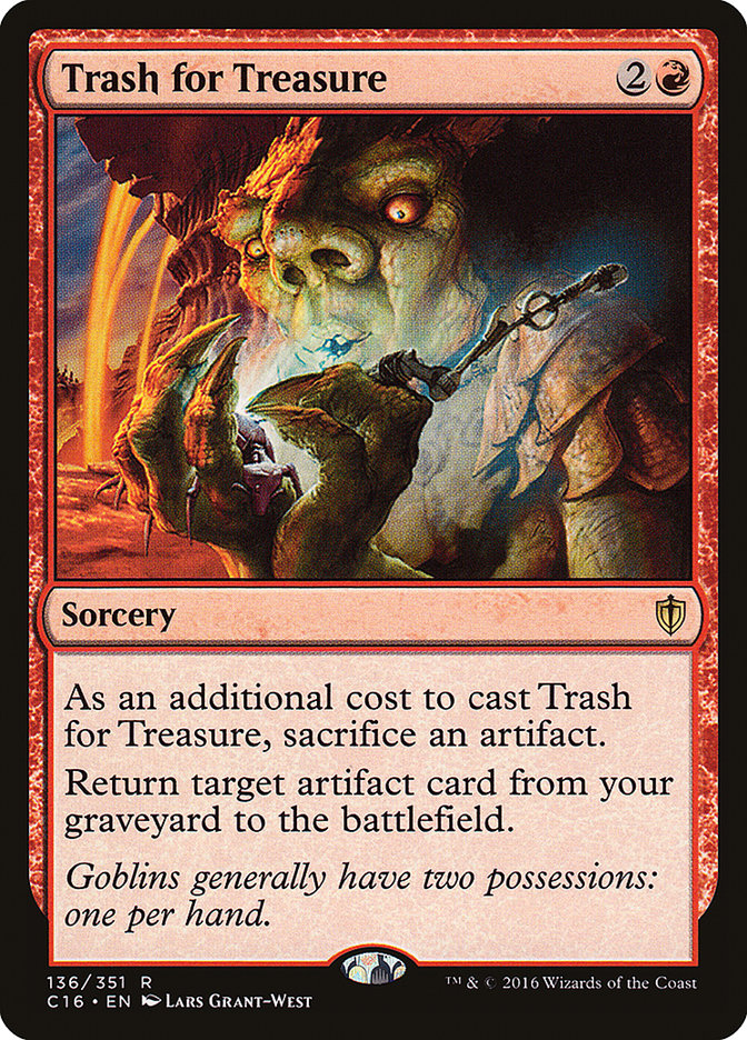 Trash for Treasure [Commander 2016] | Dragon's Lair Comics and Fantasy Houston TX