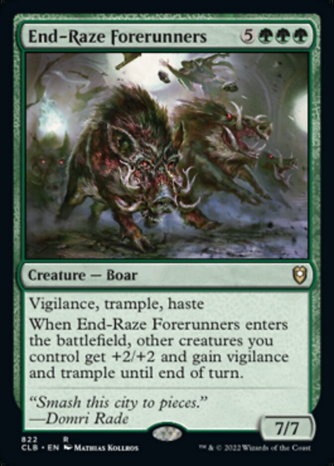 End-Raze Forerunners [Commander Legends: Battle for Baldur's Gate] | Dragon's Lair Comics and Fantasy Houston TX