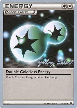 Double Colorless Energy (92/99) (CMT - Zachary Bokhari) [World Championships 2012] | Dragon's Lair Comics and Fantasy Houston TX