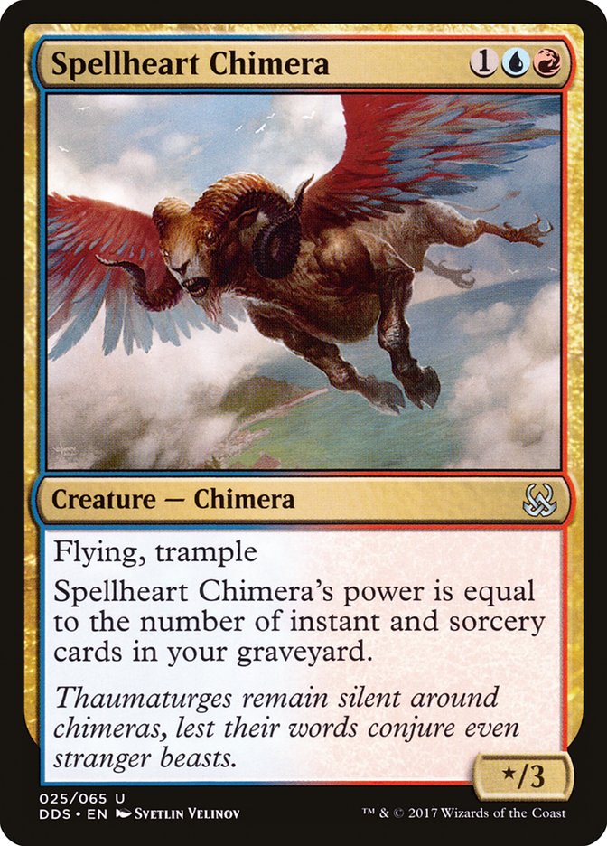 Spellheart Chimera [Duel Decks: Mind vs. Might] | Dragon's Lair Comics and Fantasy Houston TX