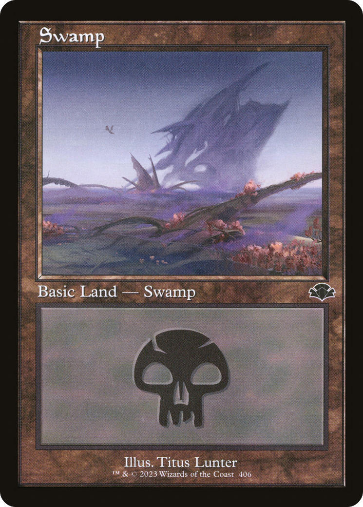 Swamp (406) (Retro) [Dominaria Remastered] | Dragon's Lair Comics and Fantasy Houston TX