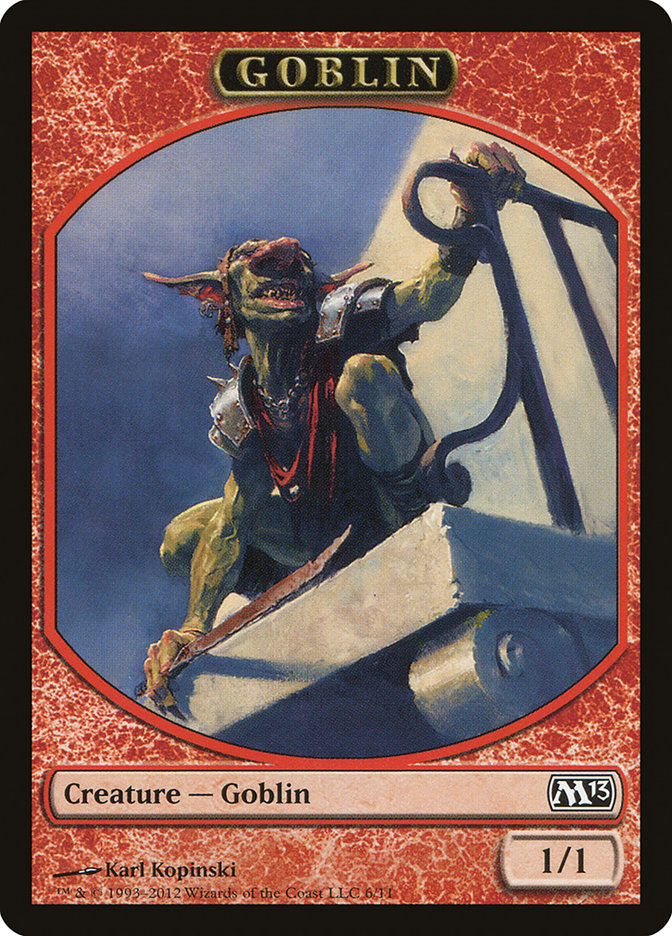 Goblin Token [Magic 2013 Tokens] | Dragon's Lair Comics and Fantasy Houston TX