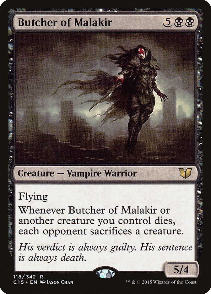 Butcher of Malakir [Commander 2015] | Dragon's Lair Comics and Fantasy Houston TX