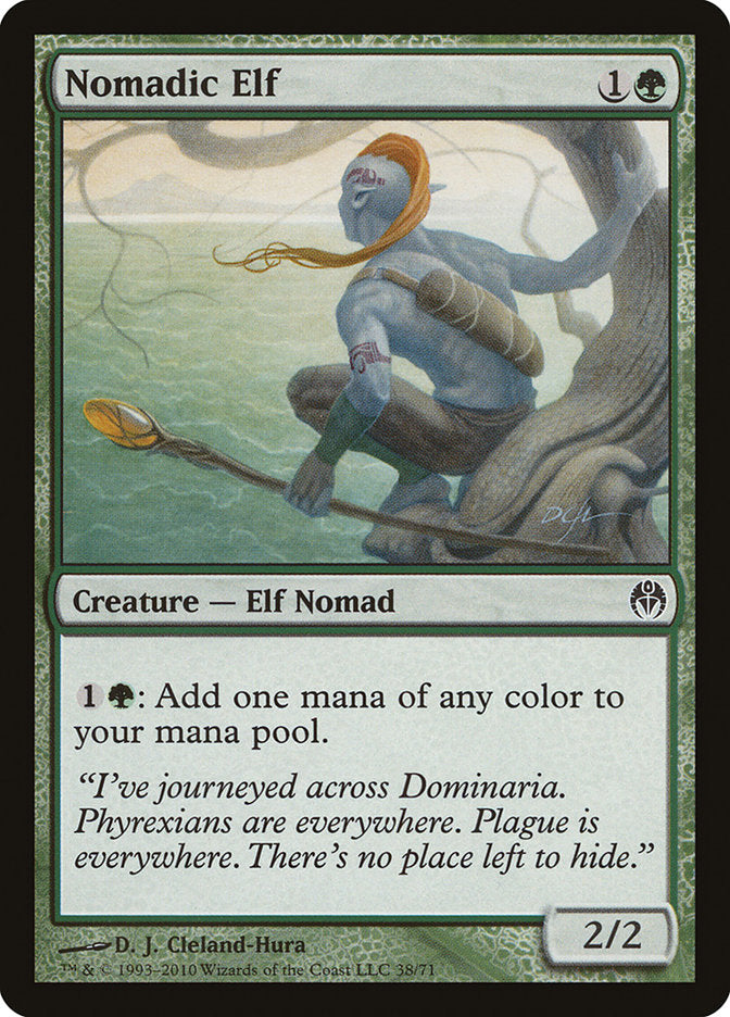 Nomadic Elf [Duel Decks: Phyrexia vs. the Coalition] | Dragon's Lair Comics and Fantasy Houston TX