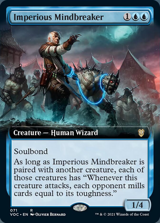 Imperious Mindbreaker (Extended Art) [Innistrad: Crimson Vow Commander] | Dragon's Lair Comics and Fantasy Houston TX