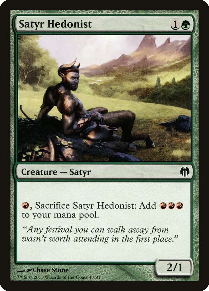 Satyr Hedonist [Duel Decks: Heroes vs. Monsters] | Dragon's Lair Comics and Fantasy Houston TX