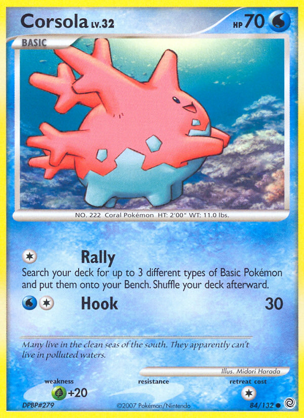 Corsola (84/132) [Diamond & Pearl: Secret Wonders] | Dragon's Lair Comics and Fantasy Houston TX