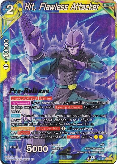 Hit, Flawless Attacker (BT14-146) [Cross Spirits Prerelease Promos] | Dragon's Lair Comics and Fantasy Houston TX