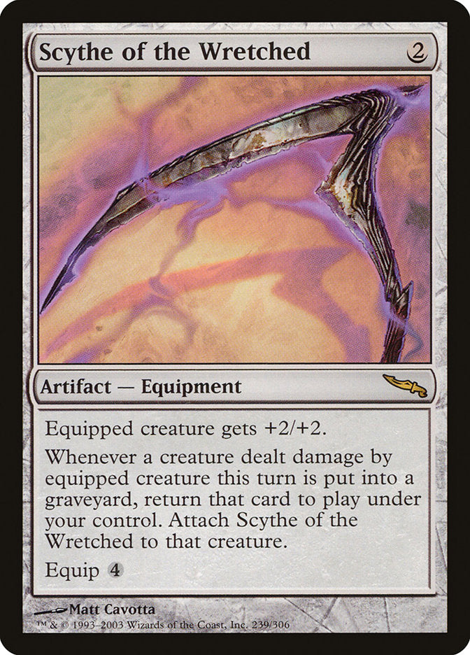 Scythe of the Wretched [Mirrodin] | Dragon's Lair Comics and Fantasy Houston TX