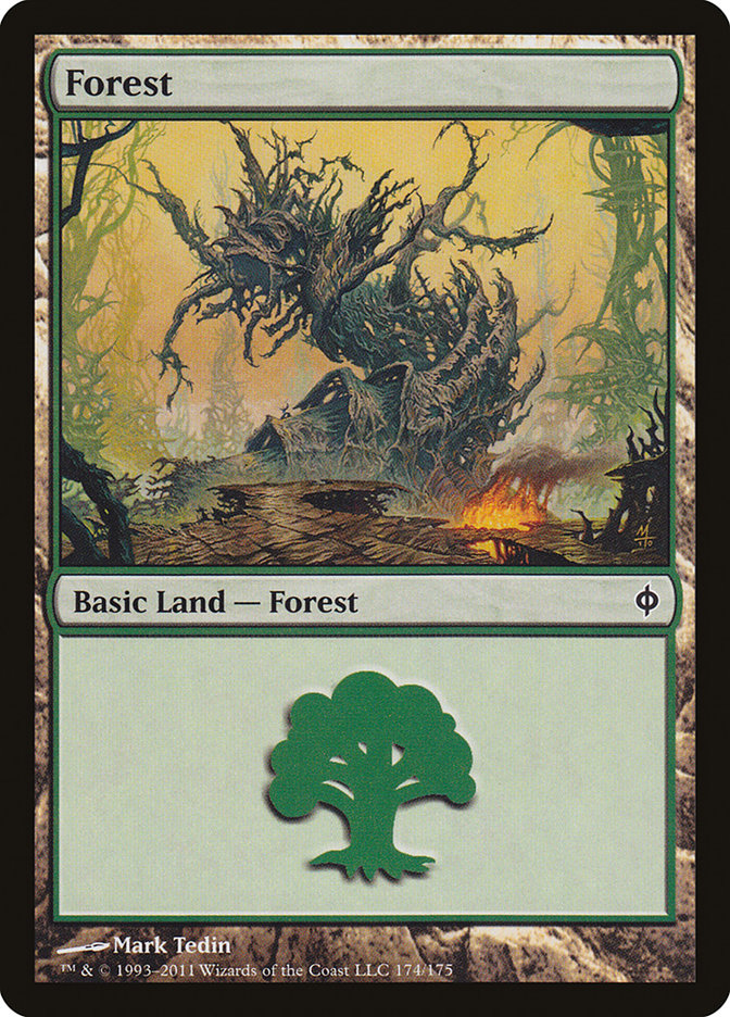 Forest (174) [New Phyrexia] | Dragon's Lair Comics and Fantasy Houston TX