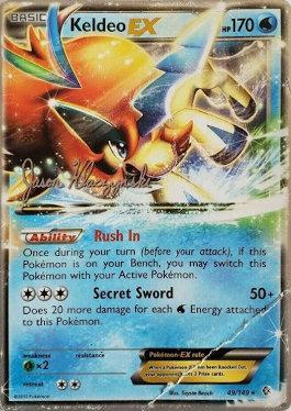 Keldeo EX (49/149) (Darkrai Deck - Jason Klaczynski) [World Championships 2013] | Dragon's Lair Comics and Fantasy Houston TX