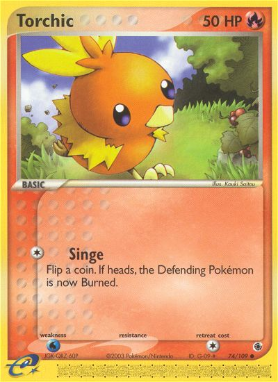 Torchic (74/109) [EX: Ruby & Sapphire] | Dragon's Lair Comics and Fantasy Houston TX