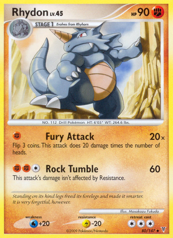 Rhydon (80/147) [Platinum: Supreme Victors] | Dragon's Lair Comics and Fantasy Houston TX