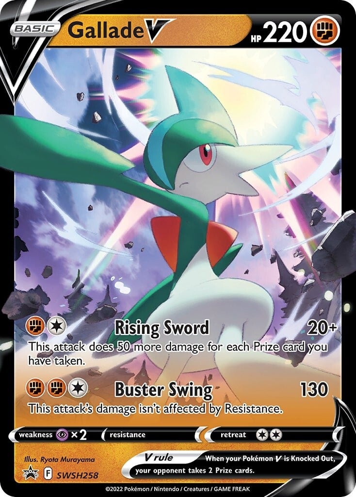 Gallade V (SWSH258) [Sword & Shield: Black Star Promos] | Dragon's Lair Comics and Fantasy Houston TX