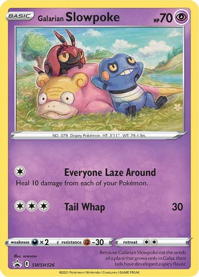 Galarian Slowpoke (SWSH126) [Sword & Shield: Black Star Promos] | Dragon's Lair Comics and Fantasy Houston TX