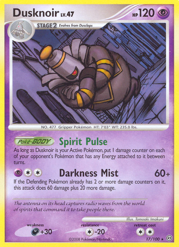 Dusknoir (17/100) [Diamond & Pearl: Stormfront] | Dragon's Lair Comics and Fantasy Houston TX