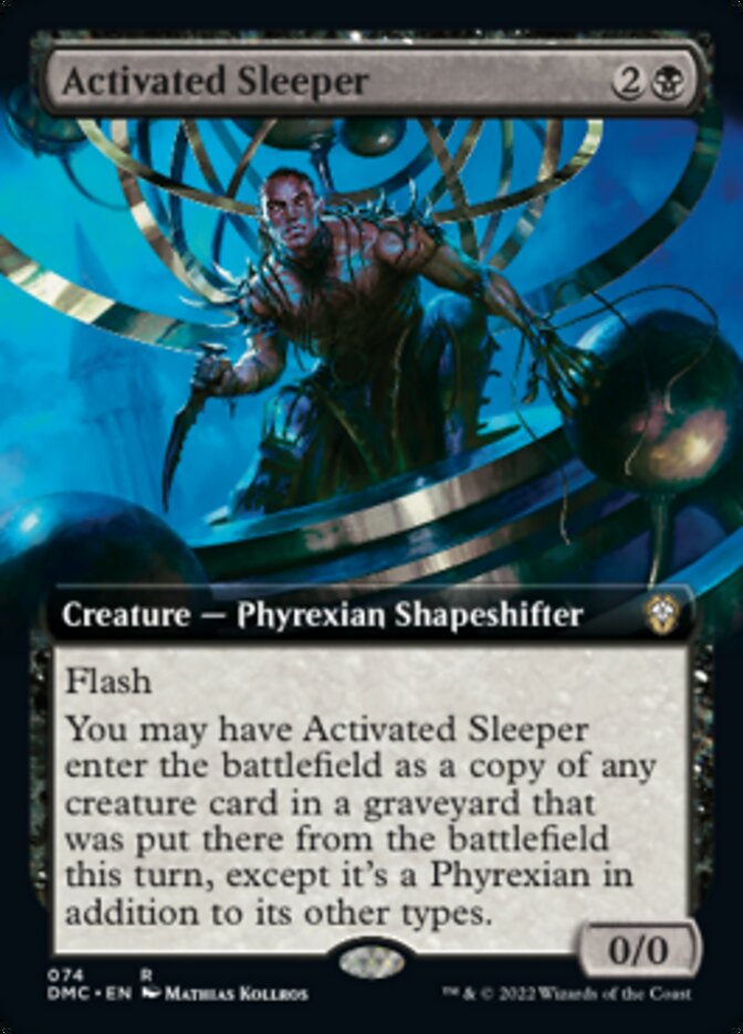 Activated Sleeper (Extended Art) [Dominaria United Commander] | Dragon's Lair Comics and Fantasy Houston TX