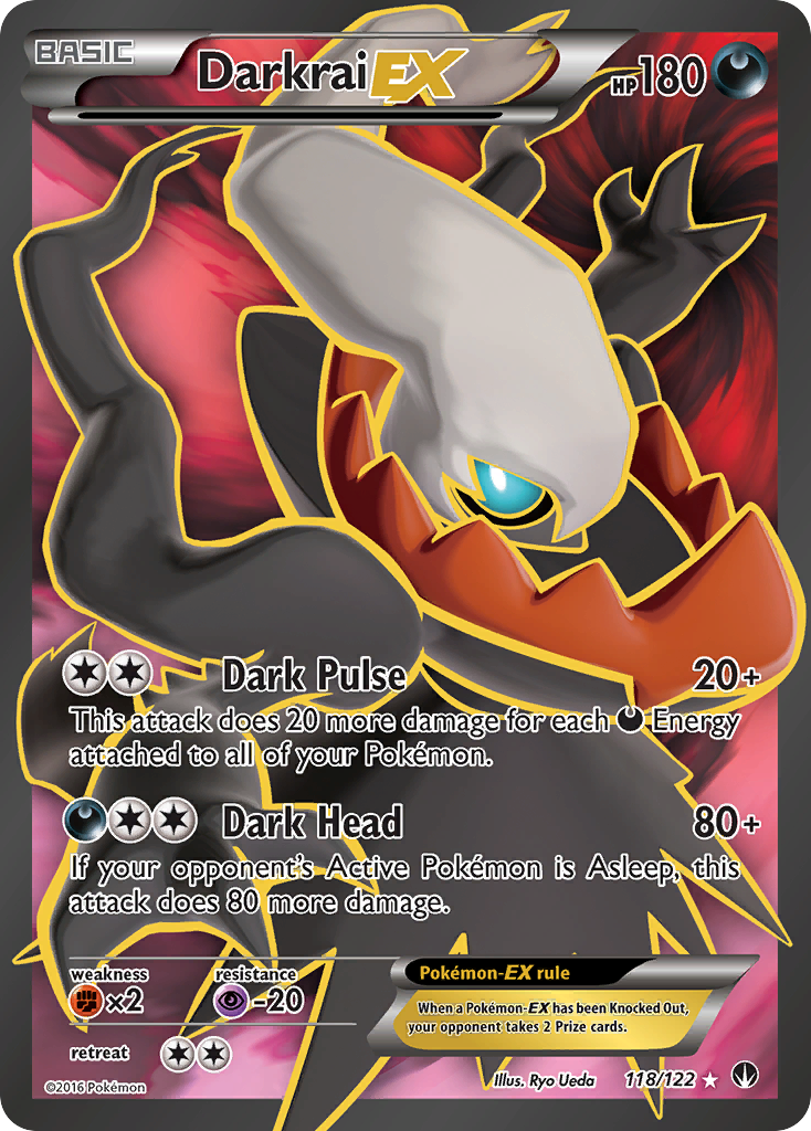 Darkrai EX (118/122) [XY: BREAKpoint] | Dragon's Lair Comics and Fantasy Houston TX