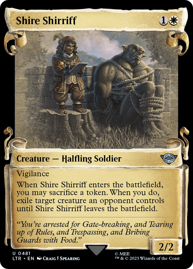 Shire Shirriff [The Lord of the Rings: Tales of Middle-Earth Showcase Scrolls] | Dragon's Lair Comics and Fantasy Houston TX